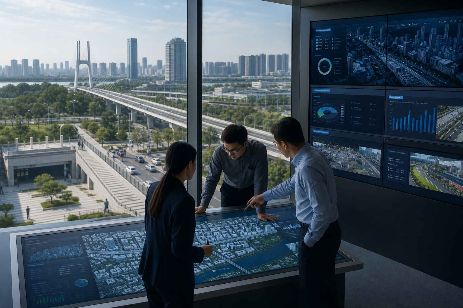 现代城市基础设施与城市运行数字化管理场景