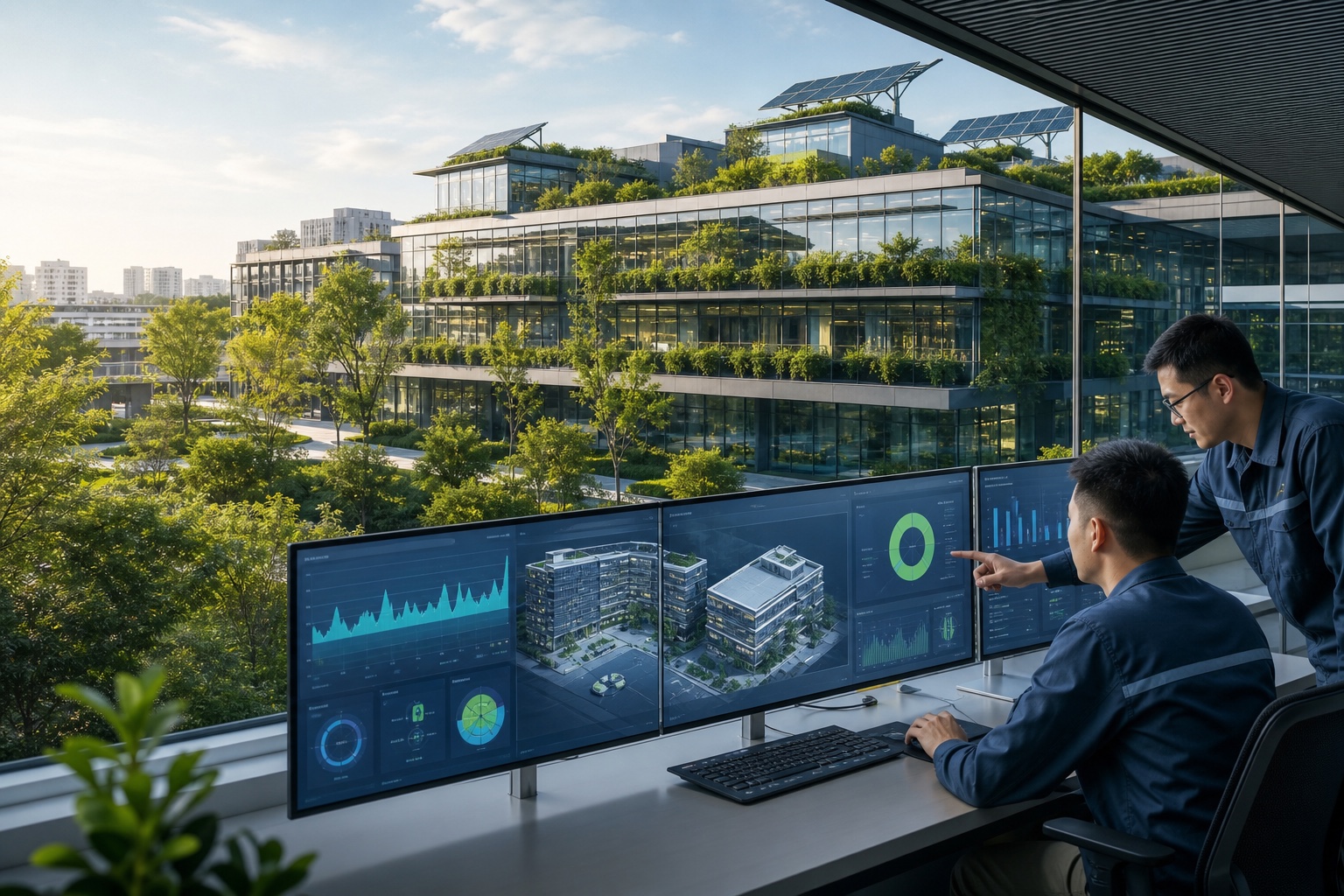 绿色节能建筑与智慧建筑能源数字化管理场景